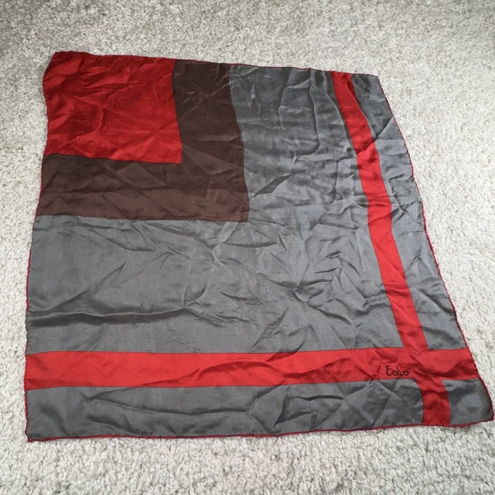 Echo Silk‎ Scarf 26